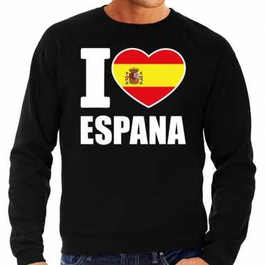 I love espana sweater / trui zwart voor heren