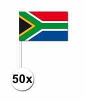 50 zwaaivlaggetjes zuid afrikaanse vlag