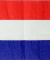 60x nederland landen thema servetten 33 x 33 cm