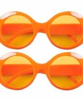8x stuks oranje holland fan artikelen dames zonnebril
