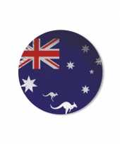 Australie vlag thema wegwerp bordjes 8x stuks