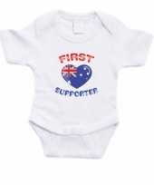 First australie supporter rompertje baby