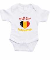 First belgie supporter rompertje baby