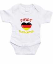 First duitsland supporter rompertje baby