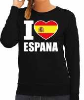 I love espana sweater trui zwart voor dames