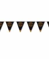 Ramadan mubarak thema vlaggenlijn slinger zwart goud 6 meter