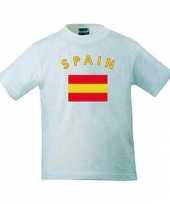 T shirts met spaanse vlag print